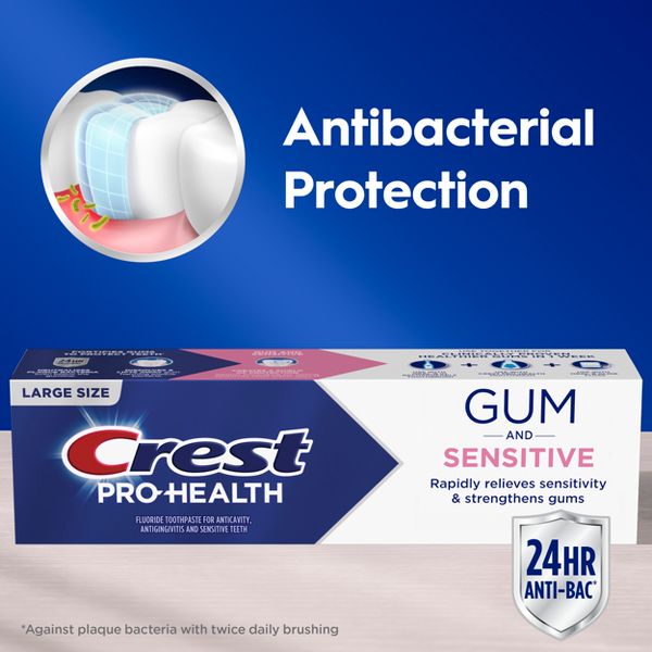 Crest Pro-Health Sensitive and Gum All Day Protection Toothpaste - 4.8oz