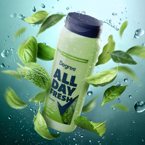 Degree All Day Fresh Body Wash - Energy - 20 fl oz