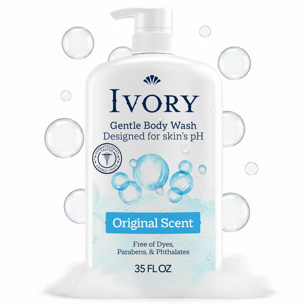 Ivory Mild & Gentle Body Wash - Original Scent - 35 fl oz