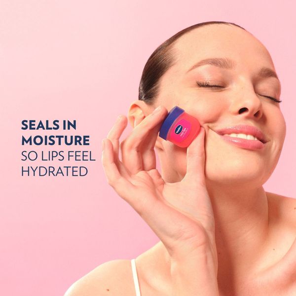 Vaseline Lip Therapy Mini Lip Balm - Rosy - Travel Size - 0.25oz