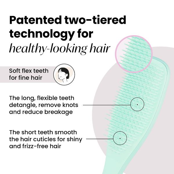 Tangle Teezer Fine & Fragile Detangling Hair Brush - Runway Pink