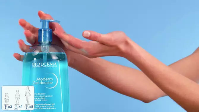 Bioderma Atoderm Hydrating Face and Body Shower Gel - 33.8 fl oz