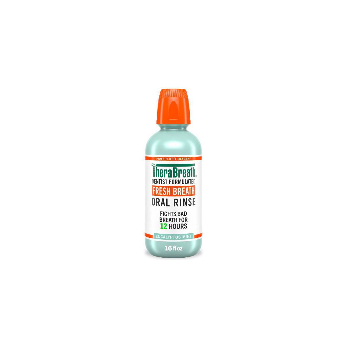 TheraBreath Fresh Breath Mouthwash - Eucalyptus Mint - 16 fl oz