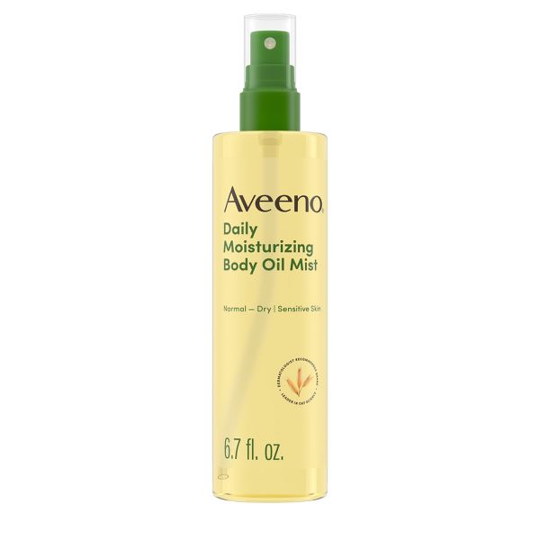 Aveeno Daily Moisturizing Oil Mist for Rough Sensitive Skin with Oat and Jojoba Oil - Lightly Scented - 6.7 fl oz