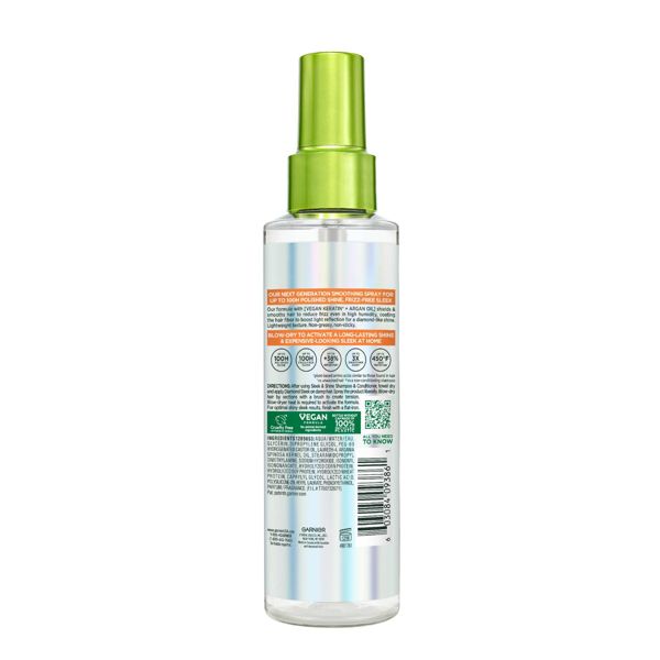 Garnier Fructis Diamond Sleek Smoothing Spray with Heat Protectant - 4.6 fl oz