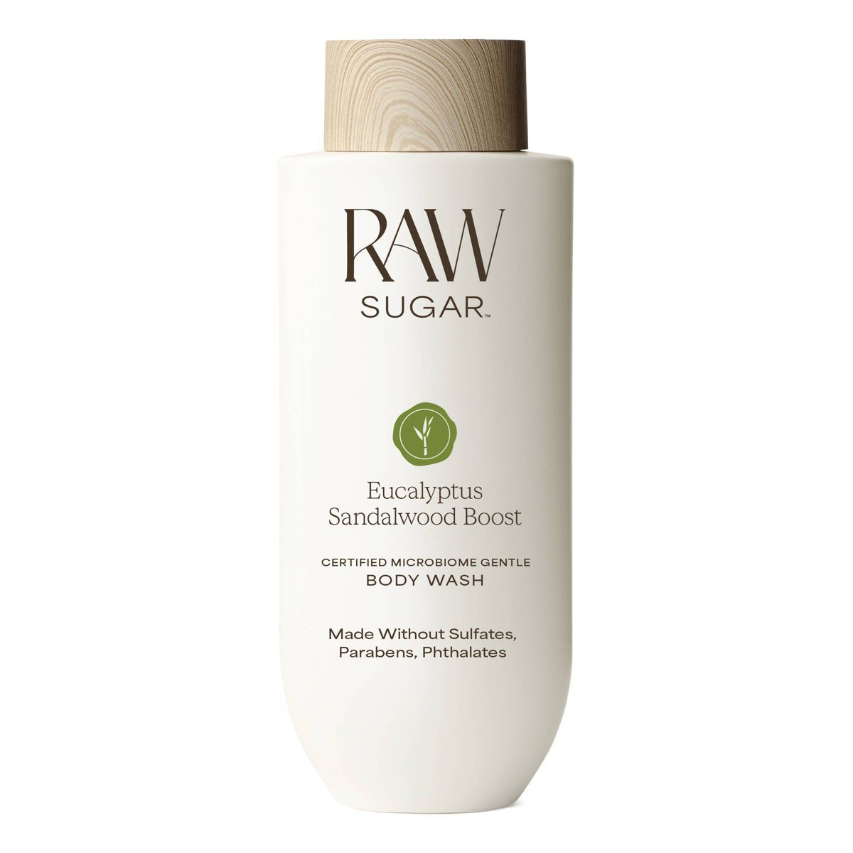 Raw Sugar Gentle and Hydrating Body Wash - Eucalyptus Sandalwood Boost - 20 fl oz