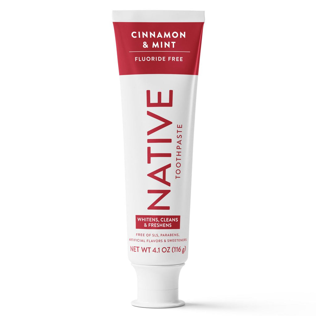 Native Cinnamon Mint Fluoride-Free Toothpaste - 4.1oz
