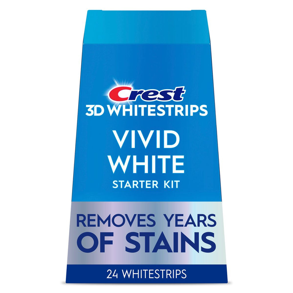 Crest 3D Whitestrips Vivid White Teeth Whitening Kit - 12 Treatments