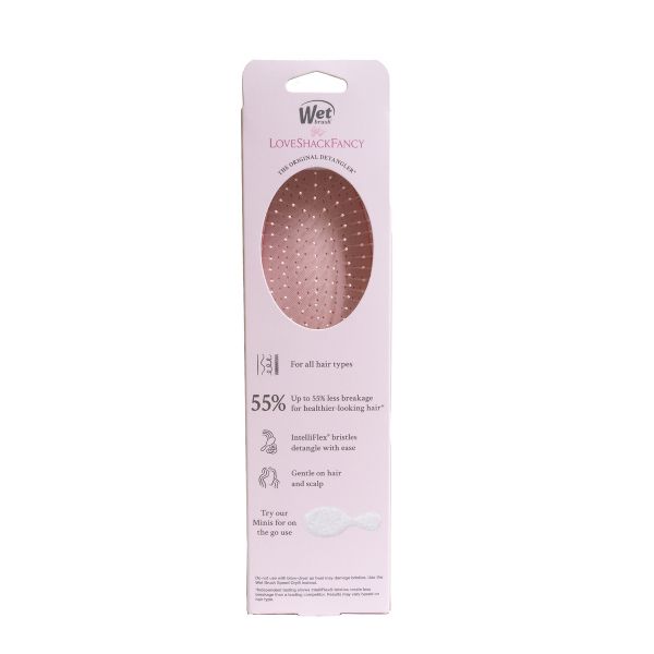 LoveShackFancy x Target – WetBrush Blooming Heirloom Original Detangler Brush Strawberry Macaroon