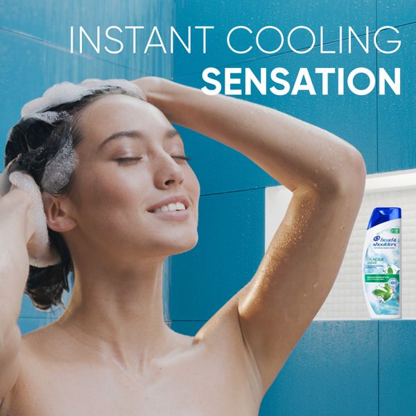 Head & Shoulders Glacier Mint Hair Shampoo - 12.5oz