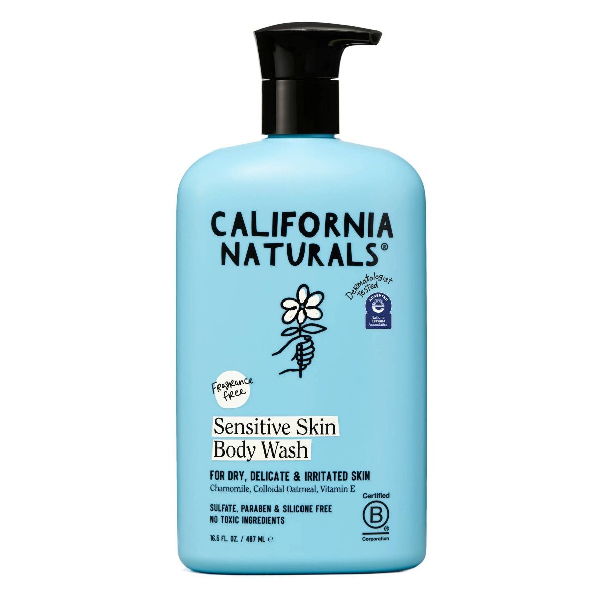 California Naturals Sensitive Skin Body Wash - 16.5 fl oz