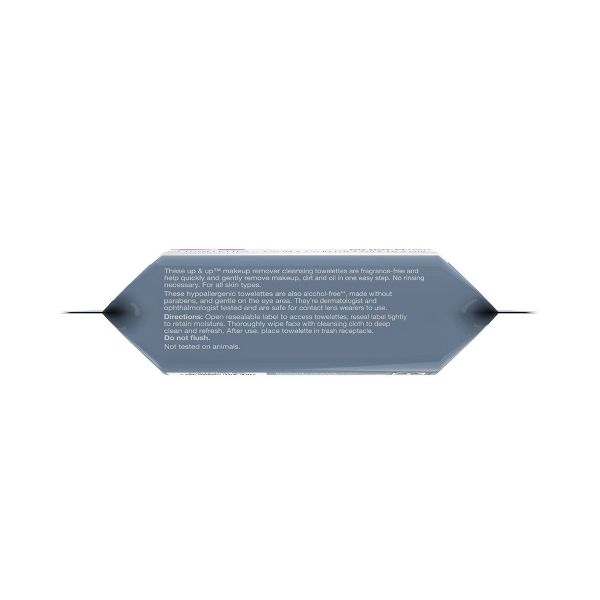 Fragrance Free Ultra-Soft Makeup Remover Cleansing Towelettes - 25ct - up&up™