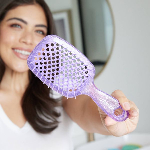 UNbrush Detangler Hair Brush - Cherry Blossom