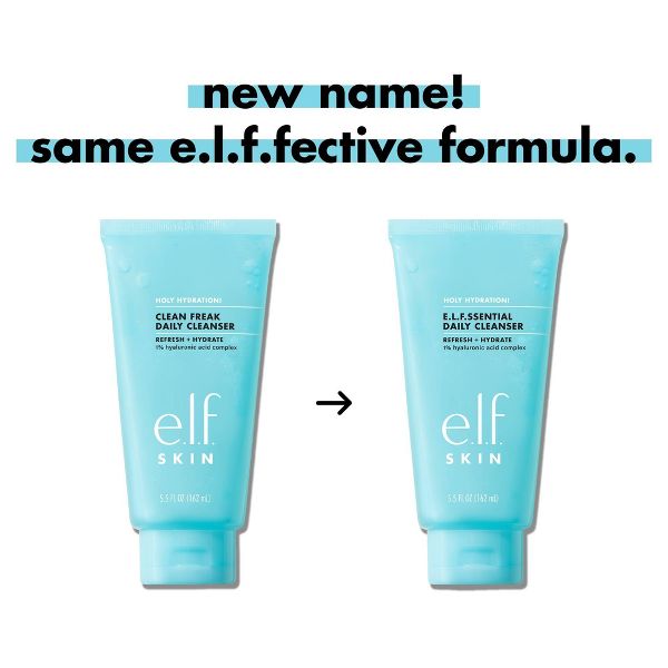 e.l.f. SKIN Holy Hydration! e.l.f.ssential Daily Cleanser - 5.5oz