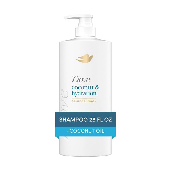 Dove Beauty Coconut Hydration Shampoo Pump with Coconut Oil & Bio-Protein Care - 28 fl oz