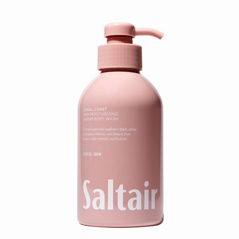 Saltair Skin Moisturizing Serum Body Wash with Niacinamide - Coral Coast - 17 fl oz