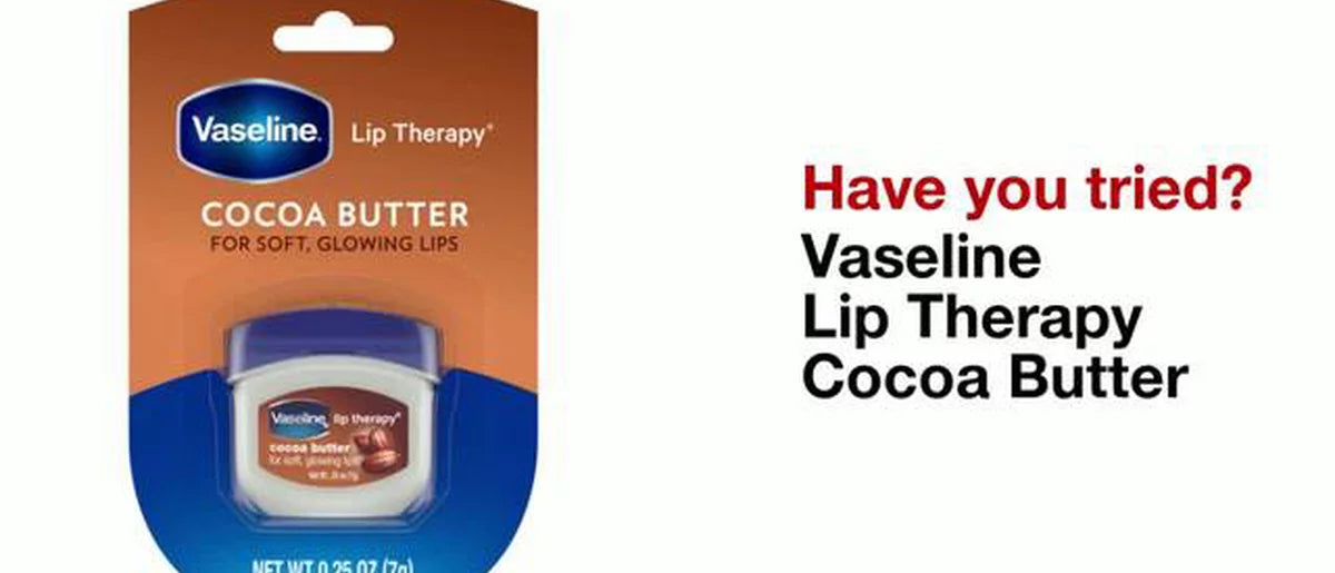 Vaseline Lip Therapy Mini Lip Balm - Cocoa Butter - Travel Size - 0.25oz