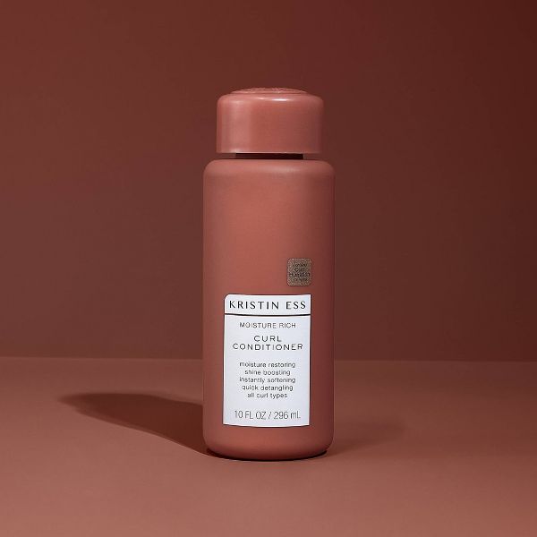 Kristin Ess Moisture Rich Curl Conditioner for All Curls 2A-4C, Sulfate, Paraben + Silicone Free - 10 fl oz