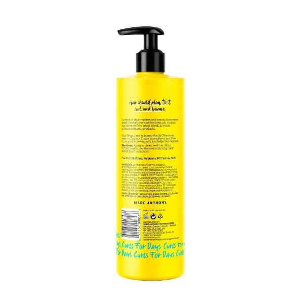 Marc Anthony Strictly Curls 3x Moisture Conditioner for Curly Hair - Shea Butter & Marula Oil - 16 fl oz