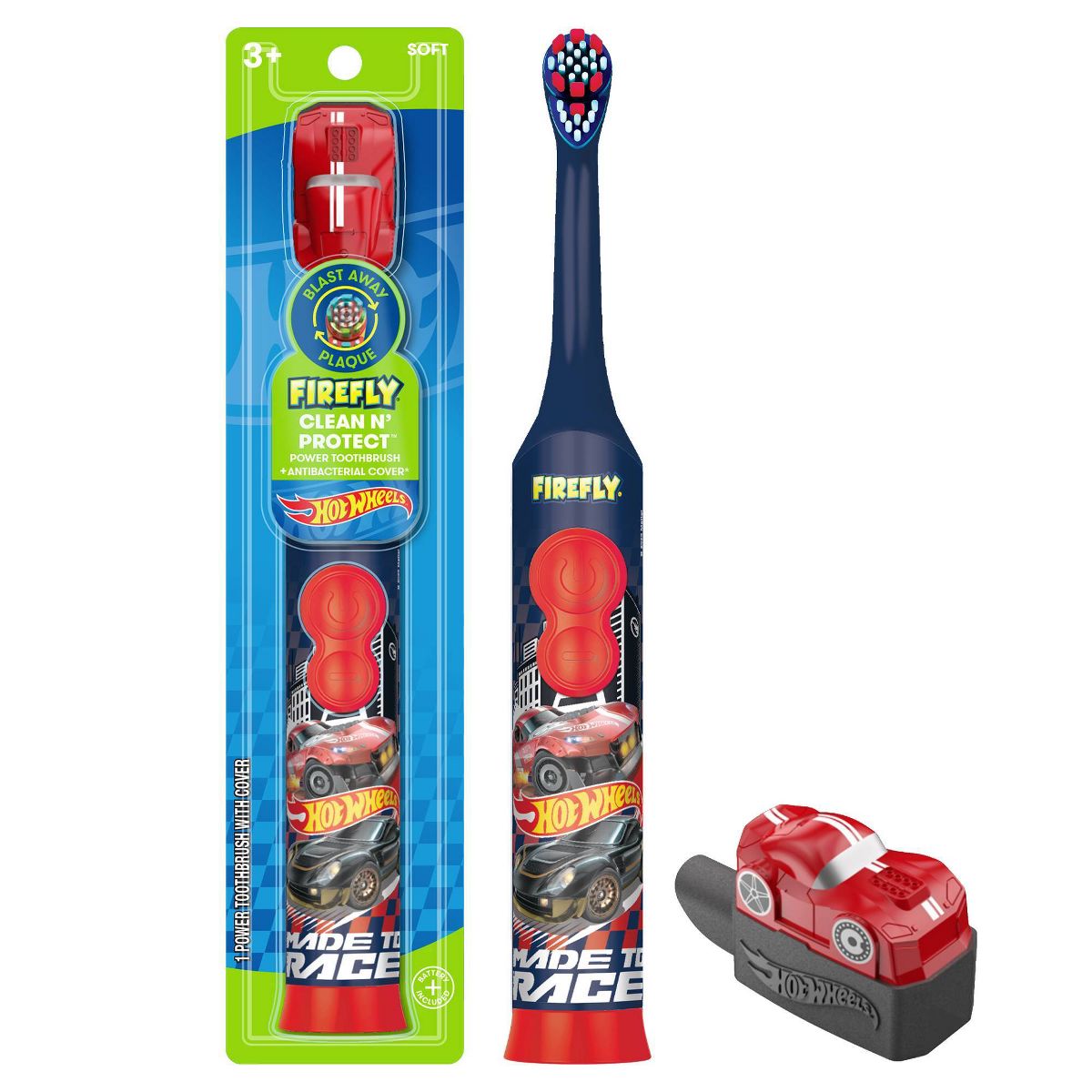 Firefly Hot Wheels Clean n' Protect Kids Electric Toothbrush