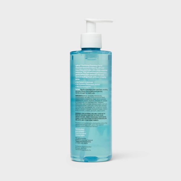 Purifying Facial Cleanser with Niacinamide for Oily Skin - 13.52 fl oz - up&up™