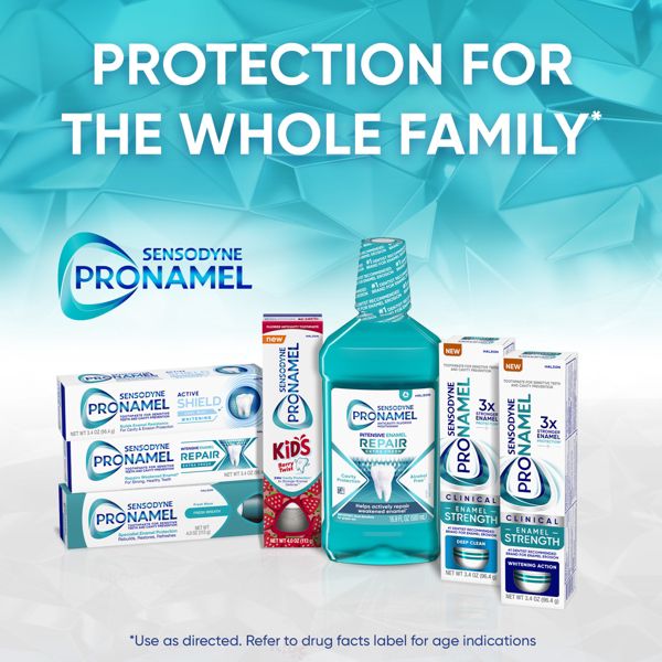 Sensodyne Pronamel Intensive Enamel Repair Mouthwash - 16.9 fl oz/3pk