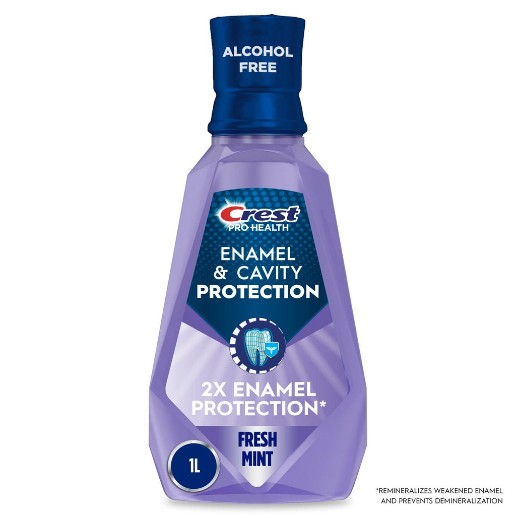 Crest Pro-Health Advanced Mouthwash, Alcohol Free, Enamel Care - 1 L