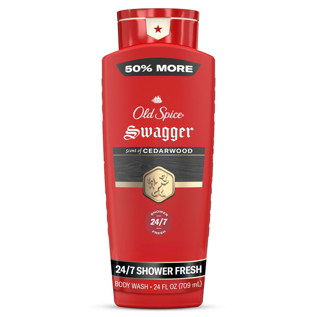 Old Spice Men's Swagger Scent of Confidence Body Wash - Cedar Scent - 24 fl oz