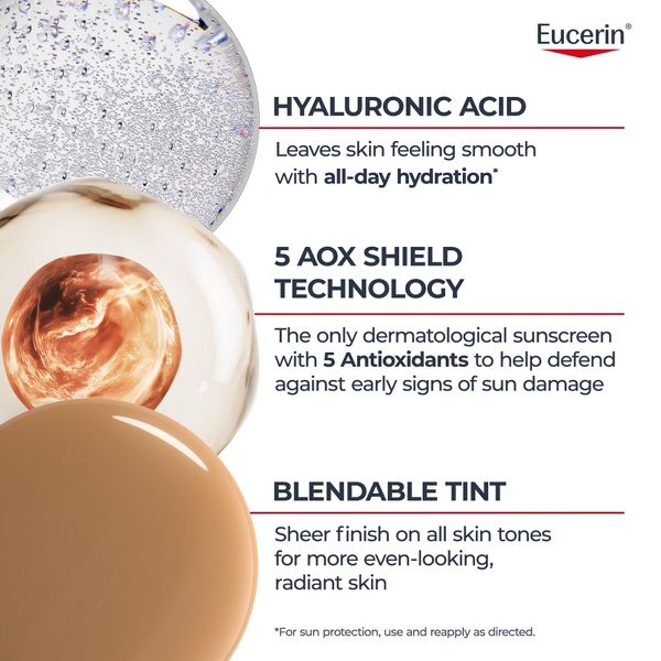 Eucerin Age Defense Face Sunscreen Tinted Lotion - SPF 50 - 2.5 fl oz