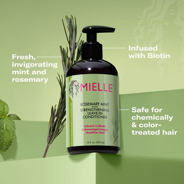 Mielle Organics Rosemary Mint Strengthening Leave-In Conditioner - 12 fl oz