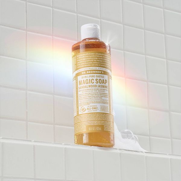 Dr. Bronner's Magic Pure Castile Liquid Body Wash - Sandalwood Jasmine - 16oz