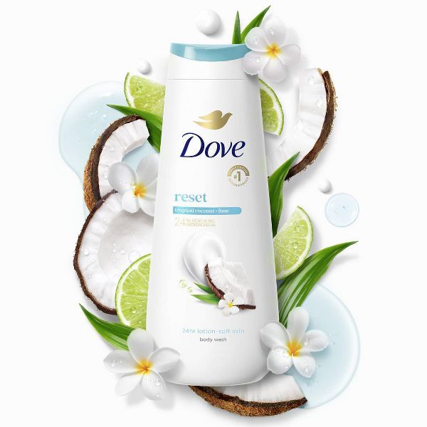 Dove Beauty Body Wash - Tropical Coconut & Lime - 20 fl oz