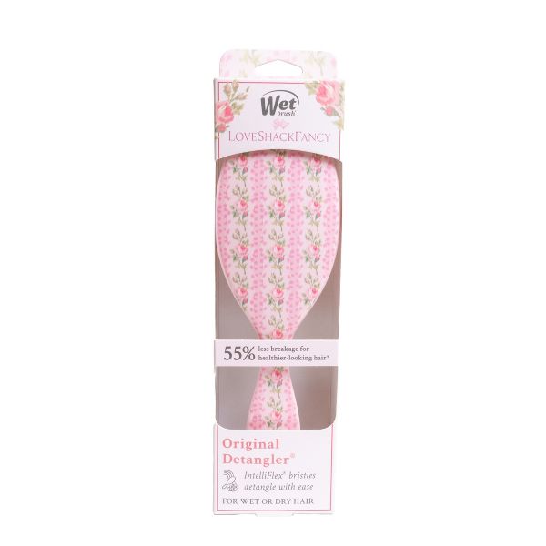LoveShackFancy x Target – WetBrush Blooming Heirloom Original Detangler Brush Strawberry Macaroon