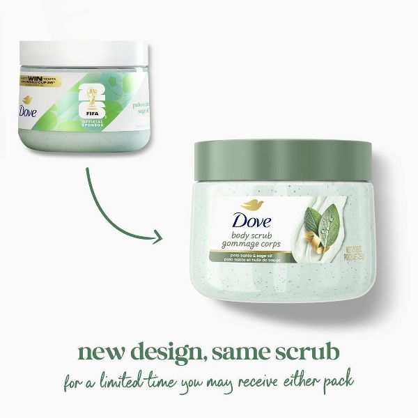 Dove Beauty Body Scrub - Palo Santo + Sage Oil - 15oz