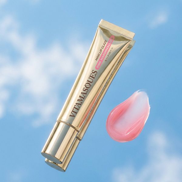 Vitamasques Lip Maxi Glaze - Pink Marshmallow - 0.5 fl oz