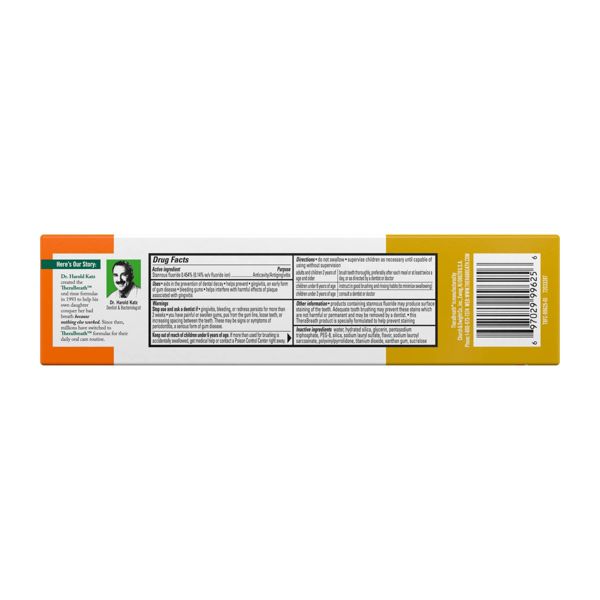 TheraBreath Deep Clean Toothpaste - 4oz