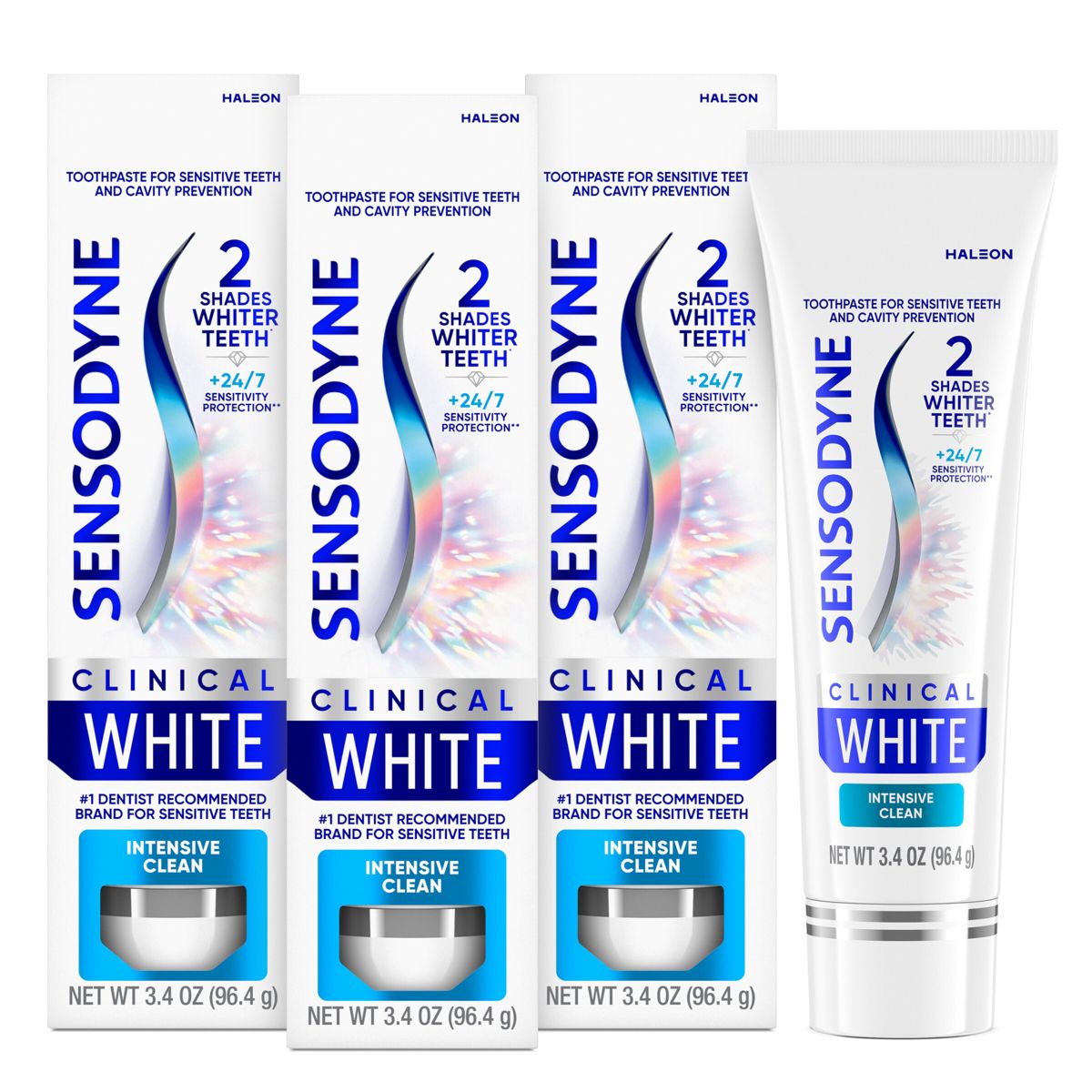 Sensodyne Clinical White Toothpaste - Intensive Clean - 3.4oz