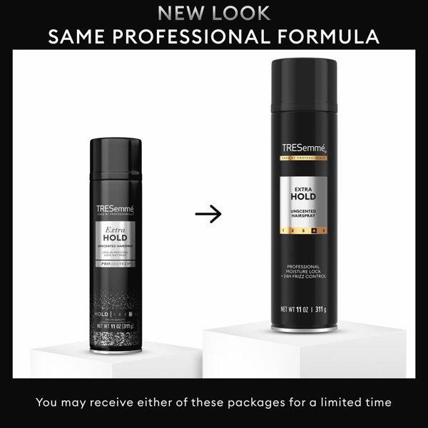 Tresemme Extra Hold Unscented Hairspray for 24-Hour Frizz Control - 11oz