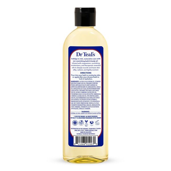 Dr Teal's Shea Butter & Almond Moisturizing Bath & Body Oil with Essential Oils - 8.8 fl oz