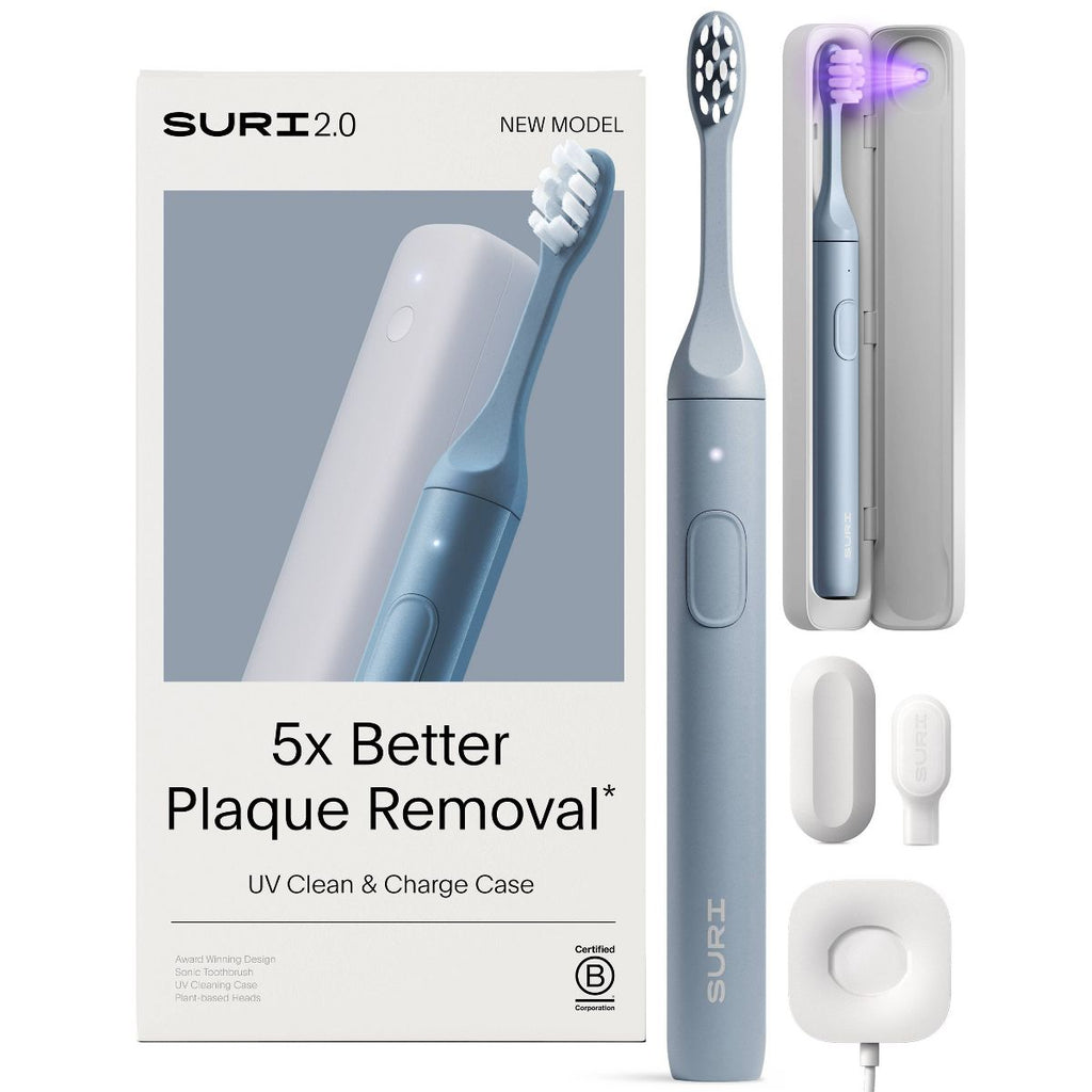 SURI 2.0 Sonic Electric Toothbrush with UV Travel Case and Brush Head - Morning Waves