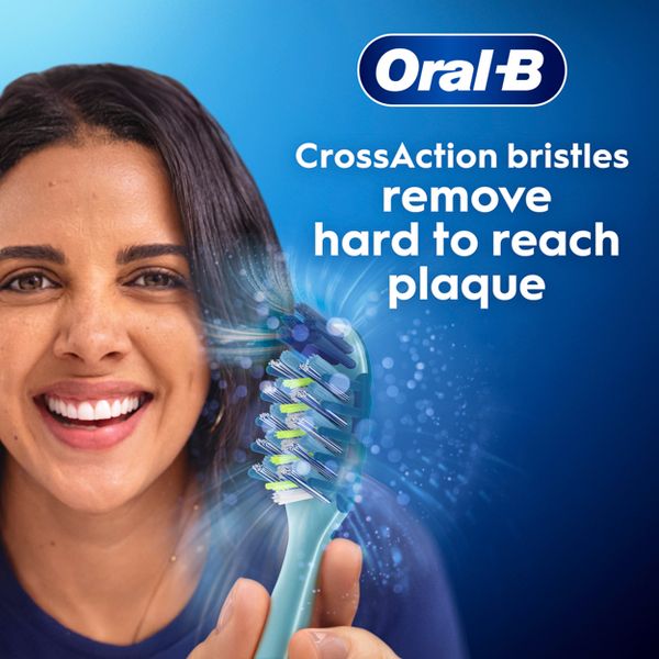 Oral-B CrossAction All In One Toothbrush - Medium - 2ct
