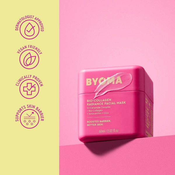 BYOMA Bio-Collagen Radiance Facial Mask - 2.02oz