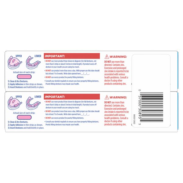 Fixodent Complete Original Denture Adhesive Cream - 2.4oz/2pk