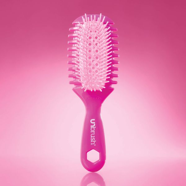 UNbrush Curl Hair Brush - Coral Pink