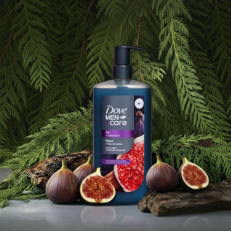 Dove Men+Care Plant-Based Moisturizers Body Wash - Fig + Cedarwood - 26 fl oz