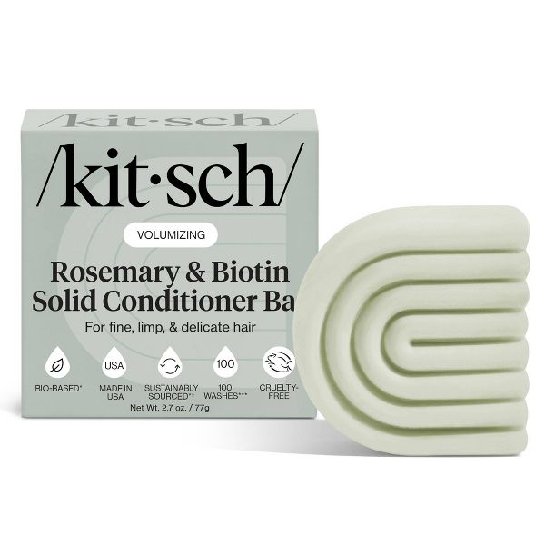 Kitsch Rosemary & Biotin Volumizing Conditioner Bar - 2.7oz