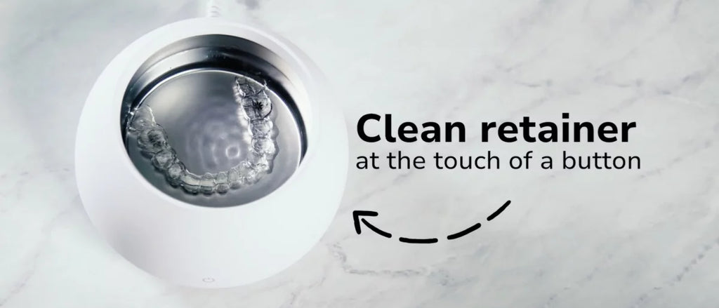 Zima Dental Pod Ultrasonic Cleaner - Retainer Cleaner, Denture Cleaner, Invisalign Cleaner, Night Guard Cleaner, Aligner Cleaner