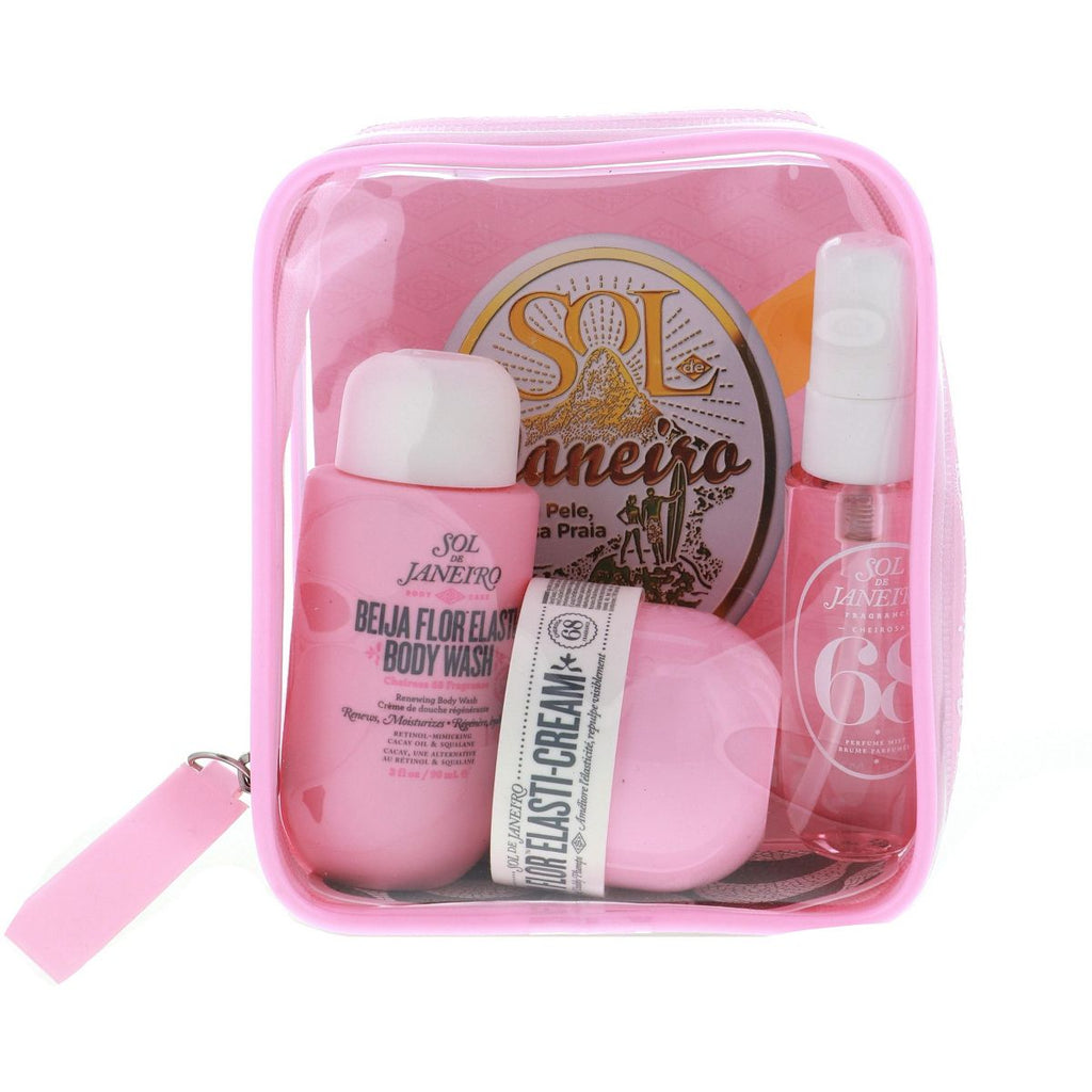 Sol de Janeiro Beija Flor Jet Set (Elasti Cream, 1.7 oz, Body Wash 3.04 oz, Perfume Mist, 1 oz)