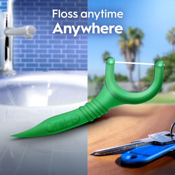 Oral-B Glide Mint Dental Floss Picks with Long Lasting Scope Flavor - 150 Picks