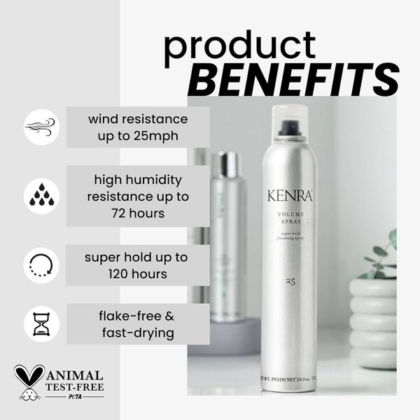 Kenra Volume Super Hold Finishing Hair Spray - 1.5oz - Beauty Studio